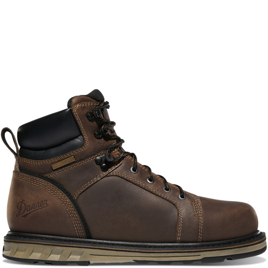 Steel Yard 6 Brown Steel Toe Wedge Hot Danner Steel Yard 6 Brown Steel Toe Wedge Hot Danner